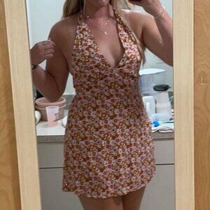 Women's floral halter top Dress